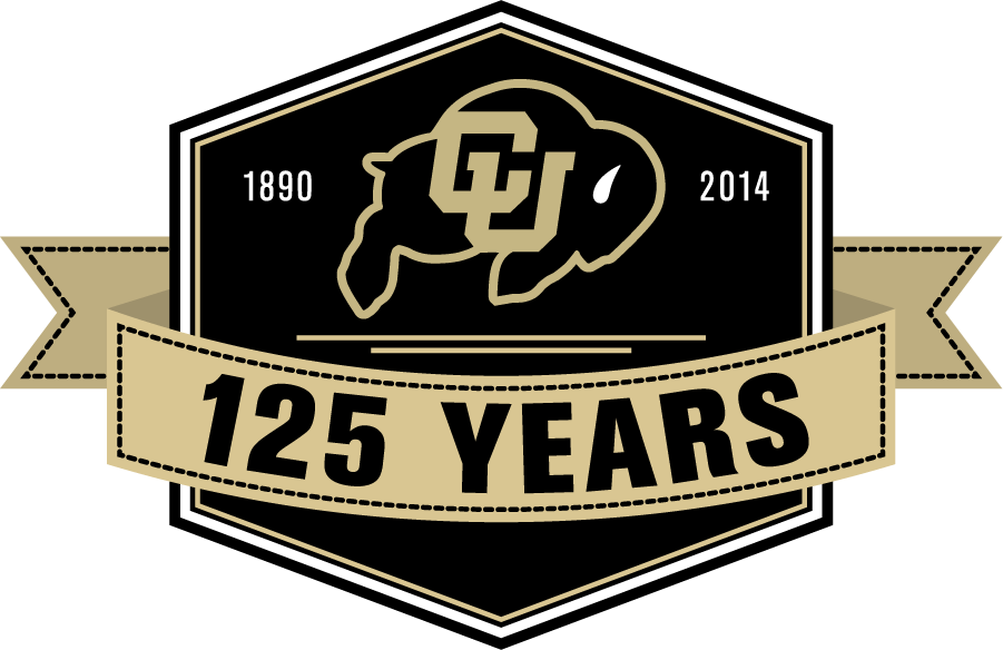 Colorado Buffaloes 2014 Anniversary Logo diy iron on heat transfer